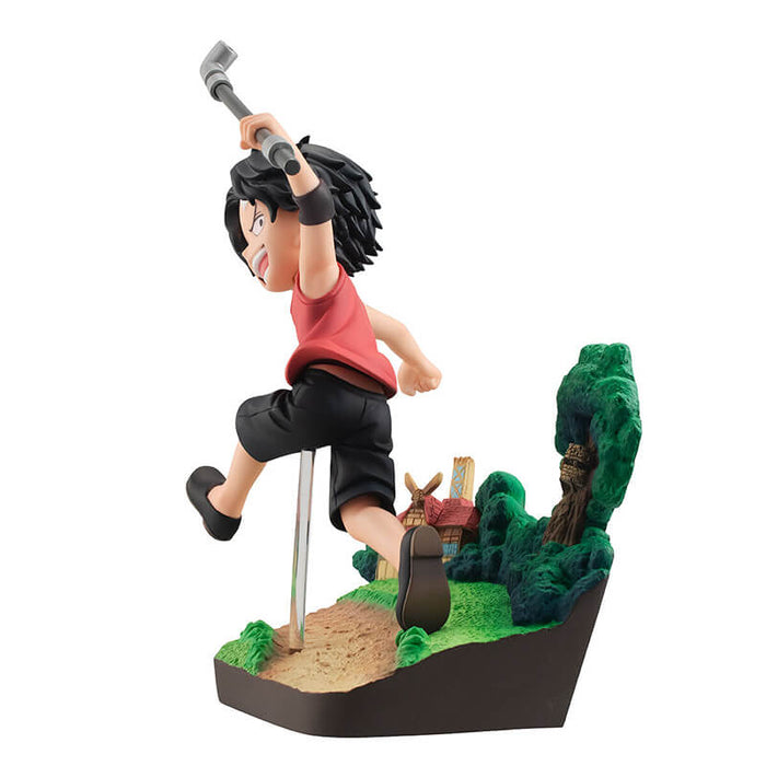 ONE PIECE - FIGURINE PORTGAS D. ACE RUN! RUN! RUN! GEM SERIES JAPANDCO 6c