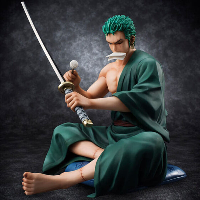 ONE PIECE - FIGURINE RORONOA ZORO PORTRAIT OF PIRATES SOC JAPANDCO 4c