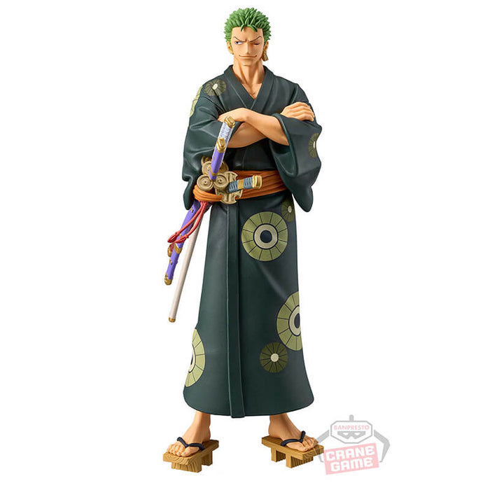 ONE PIECE - FIGURINE RORONOA ZORO YUKATA VER. DXF THE GRANDLINE SERIES WANOKUNI JAPANDCO 3