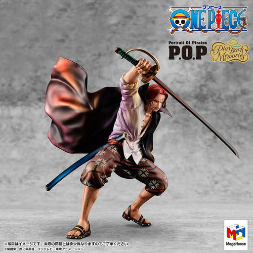 ONE PIECE - FIGURINE SHANKS PORTRAIT OF PIRATES PLAYBACK MEMORIES JAPANDCO 1c