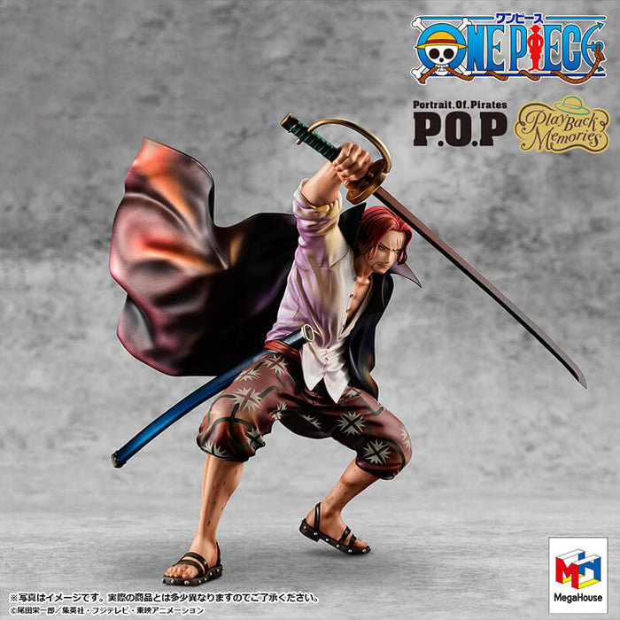 ONE PIECE - FIGURINE SHANKS PORTRAIT OF PIRATES PLAYBACK MEMORIES JAPANDCO 1c