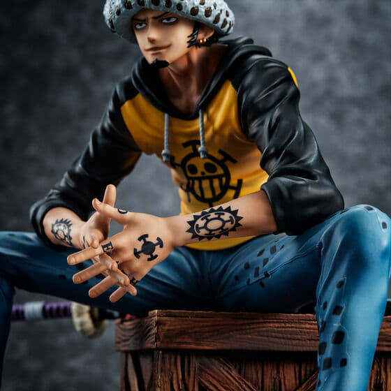 ONE PIECE - FIGURINE TRAFALGAR LAW PORTRAIT OF PIRATES PLAYBACK MEMORIES JAPANDCO 4c