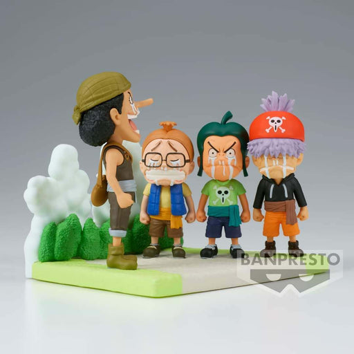 ONE PIECE - FIGURINE USOPP & PIRATES WCF LOG STORIES JAPANDCO 2c