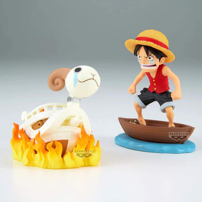 ONE PIECE - FIGURINES MONKEY D. LUFFY & MERRY WCF LOG STORIES JAPANDCO 4