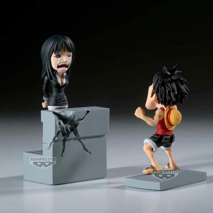 ONE PIECE - FIGURINES MONKEY D. LUFFY & NICO ROBIN WCF LOG STORIES JAPANDCO 2