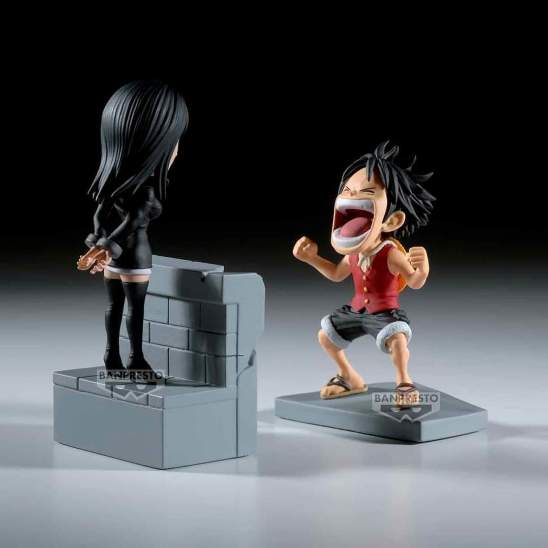 ONE PIECE - MONKEY D. LUFFY & NICO ROBIN FIGURINES WCF LOG STORIES ...