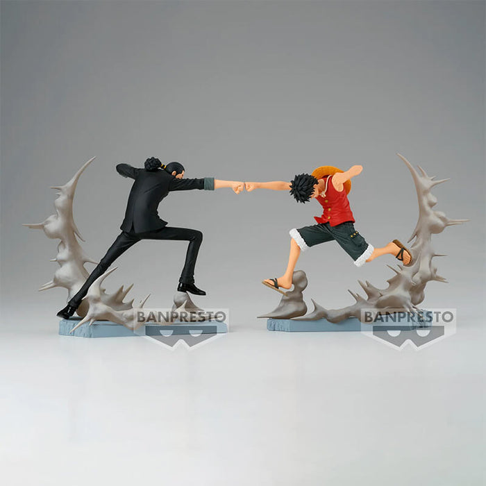 ONE PIECE - FIGURINES MONKEY D. LUFFY & ROB LUCCI SENKOUZEKKEI JAPANDCO 1