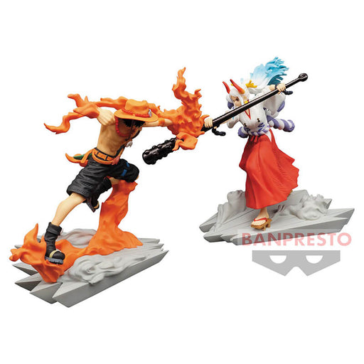 ONE PIECE - FIGURINES PORTGAS.D.ACE & YAMATO SENKOUZEKKEI JAPANDCO 1