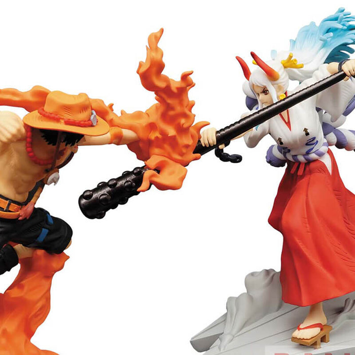 ONE PIECE - FIGURINES PORTGAS.D.ACE & YAMATO SENKOUZEKKEI JAPANDCO 2