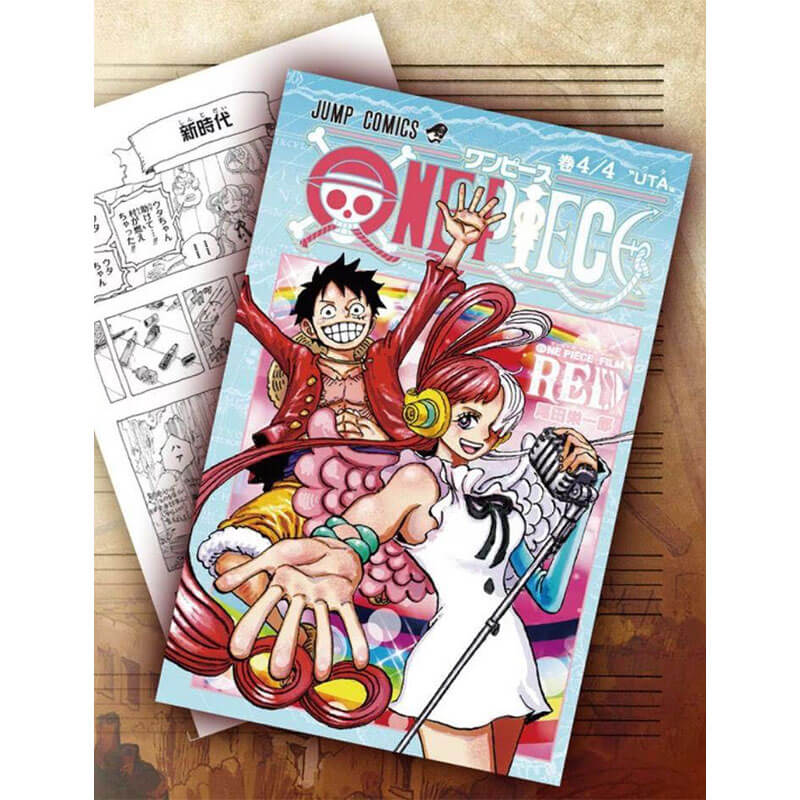 4/4 UTA ワンピース フィルムレッド ONE PIECE FILM RED Mangas 18 x 12 x 1,5 cm – One Piece | Japandco