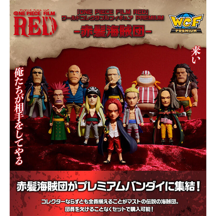 ONE PIECE FILM RED - FIGURINES WCF PREMIUM RED HAIR PIRATES JAPANDCO 1c