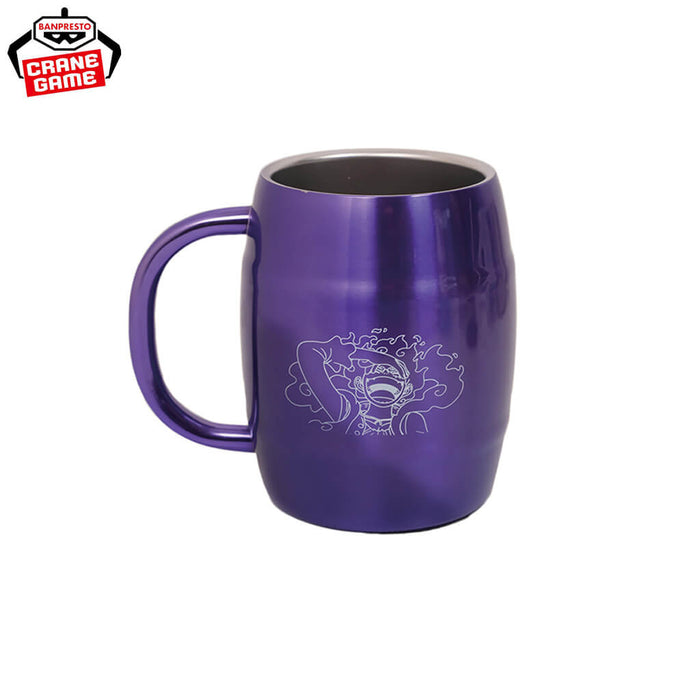 ONE PIECE - BARREL-SHAPED STAINLESS STEEL TUMBLER
