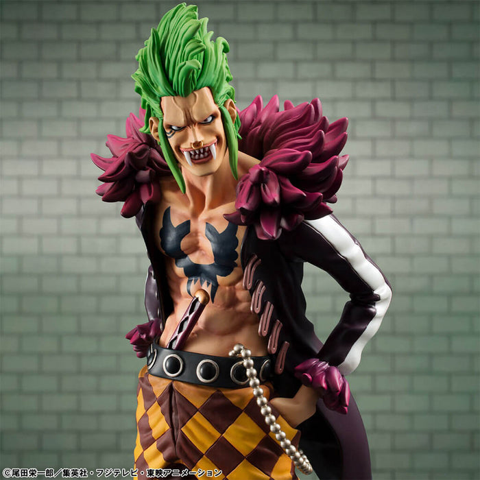 ONE PIECE - FIGURE BARTOLOMEO THE CANNIBAL PORTRAIT OF PIRATES LIMITED REPRINT EDITION