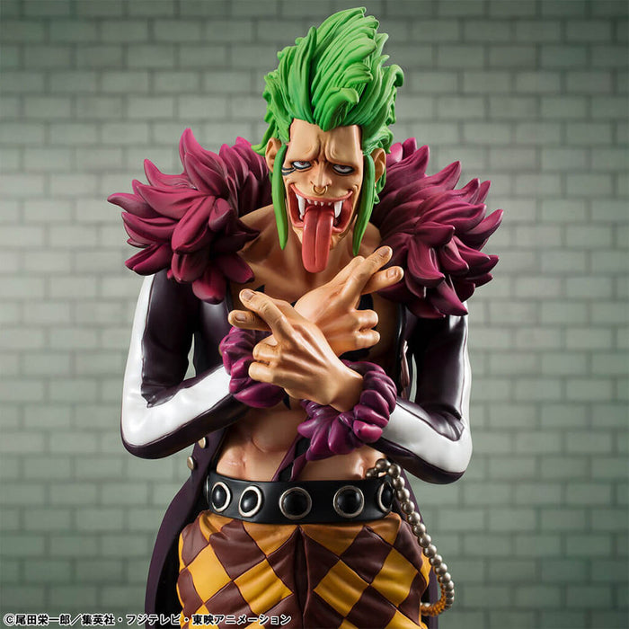 ONE PIECE - FIGURE BARTOLOMEO THE CANNIBAL PORTRAIT OF PIRATES LIMITED REPRINT EDITION