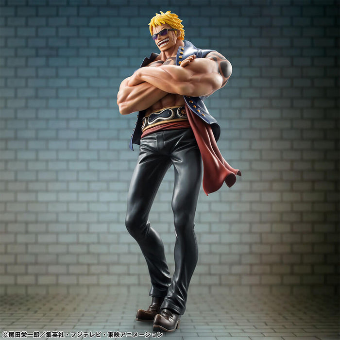 ONE PIECE - FIGURINE BELLAMY THE HYENA PORTRAIT OF PIRATES LIMITED REPRINT EDITION