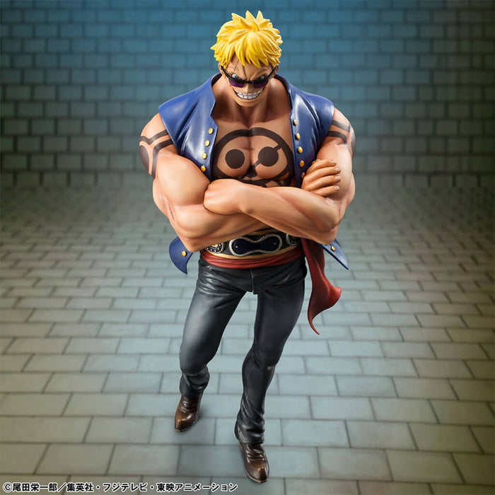 ONE PIECE - FIGURINE BELLAMY THE HYENA PORTRAIT OF PIRATES LIMITED REPRINT EDITION
