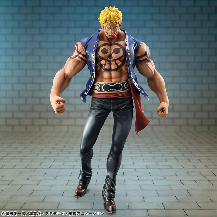 ONE PIECE - FIGURINE BELLAMY THE HYENA PORTRAIT OF PIRATES LIMITED REPRINT EDITION