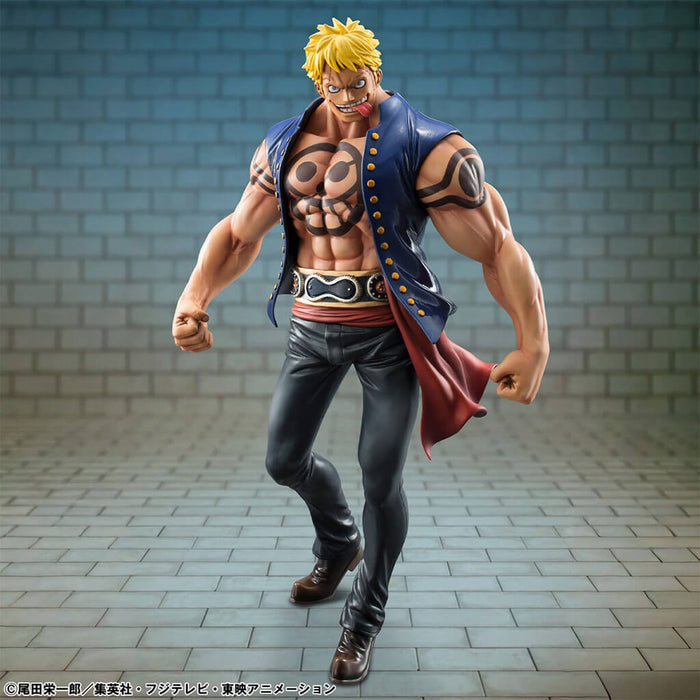 ONE PIECE - FIGURINE BELLAMY THE HYENA PORTRAIT OF PIRATES LIMITED REPRINT EDITION