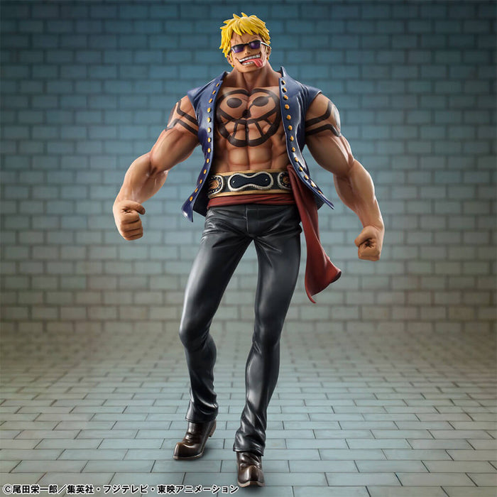 ONE PIECE - FIGURINE BELLAMY THE HYENA PORTRAIT OF PIRATES LIMITED REPRINT EDITION