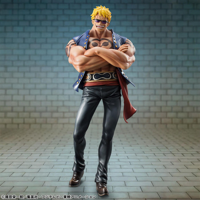 ONE PIECE - FIGURINE BELLAMY THE HYENA PORTRAIT OF PIRATES LIMITED REPRINT EDITION