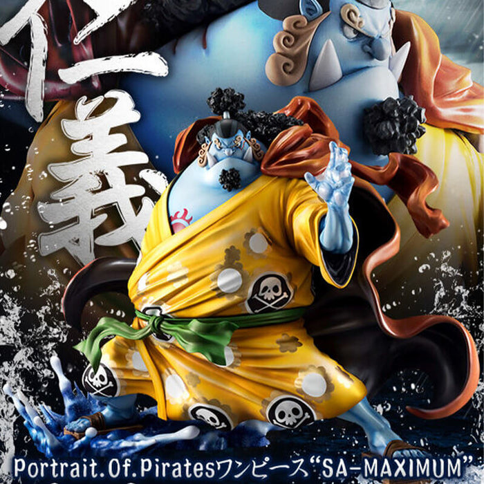 ONE PIECE - FIGURA JINBE (EL CABALLERO DEL MAR) RETRATO DE PIRATAS SA-MAXIMUM EDICIÓN ULTRA LIMITADA