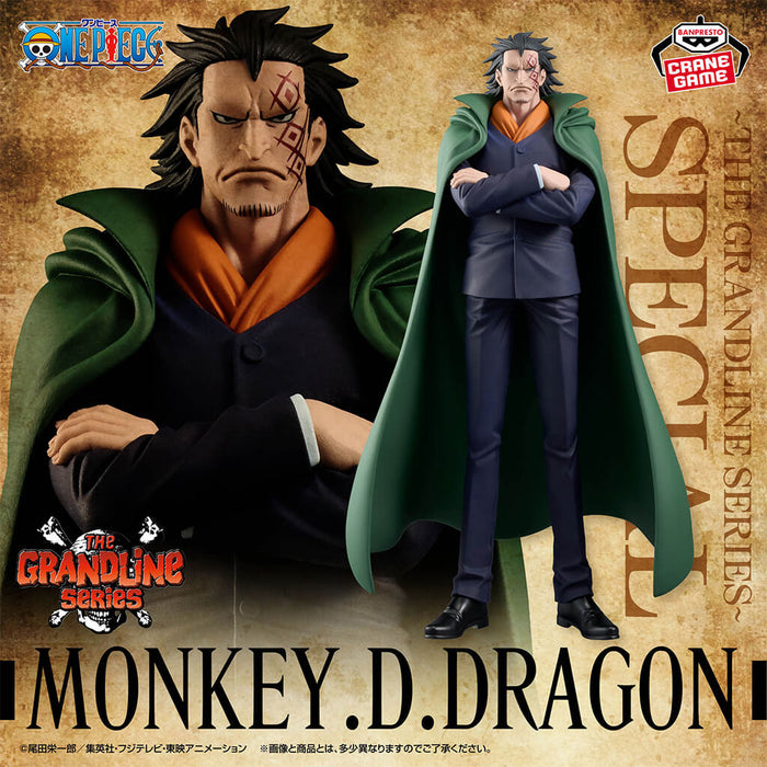 ONE PIECE - MONKEY D. DRAGON FIGURINE DXF THE GRANDLINE SERIES SPECIAL