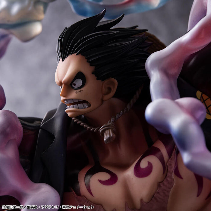 ONE PIECE - FIGURINE MONKEY D. LUFFY GEAR 4 BOUNDMAN 10th LIMITED VER. PORTRAIT OF PIRATES SA-MAXIMUM