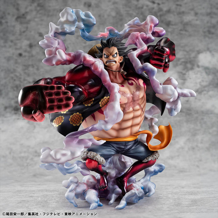 ONE PIECE - FIGURINE MONKEY D. LUFFY GEAR 4 BOUNDMAN 10th LIMITED VER. PORTRAIT OF PIRATES SA-MAXIMUM