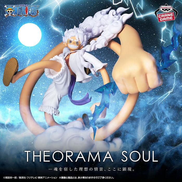 ONE PIECE - FIGURINE MONKEY D. LUFFY GEAR 5 THEORAMA SOUL