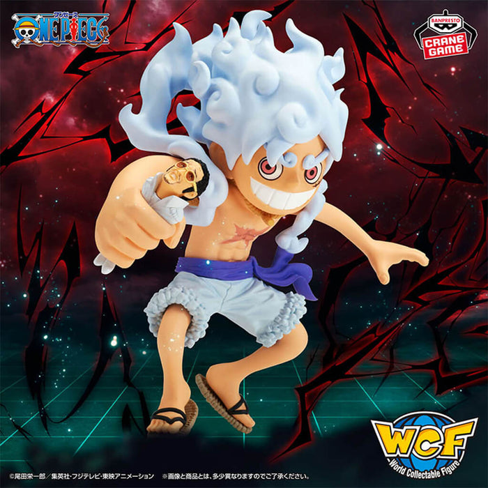 ONE PIECE - FIGURA MEGA WCF DE MONKEY D. LUFFY GEAR 5 Y KIZARU