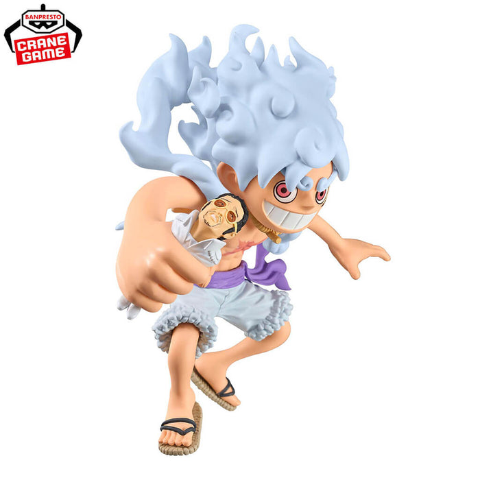 ONE PIECE - FIGURINE MONKEY D. LUFFY GEAR 5 & KIZARU MEGA WCF
