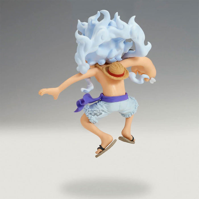 ONE PIECE - FIGURA MEGA WCF DE MONKEY D. LUFFY GEAR 5 Y KIZARU