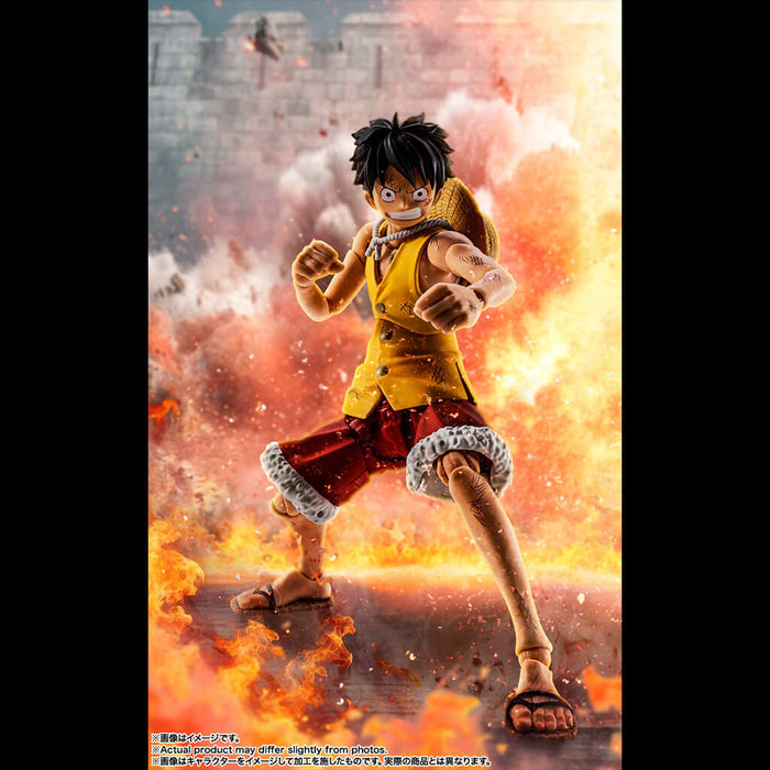 ONE PIECE - FIGURA MONKEY D. LUFFY MARINEFORD SH FIGUARTS