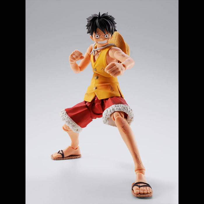 ONE PIECE - FIGURA MONKEY D. LUFFY MARINEFORD SH FIGUARTS