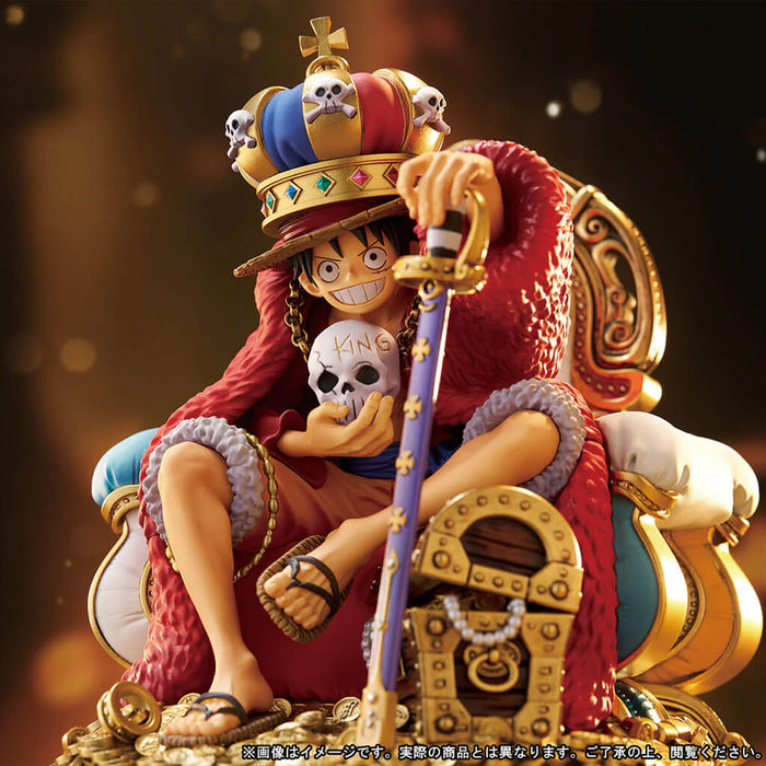 ONE PIECE - FIGURINE MONKEY D. LUFFY SUPER MASTER STARS DIORAMA KING (RED VER.) LIMITED EDITION