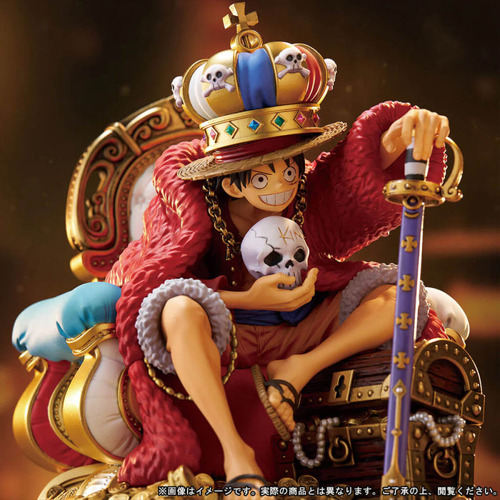 ONE PIECE - FIGURINE MONKEY D. LUFFY SUPER MASTER STARS DIORAMA KING (RED VER.) LIMITED EDITION