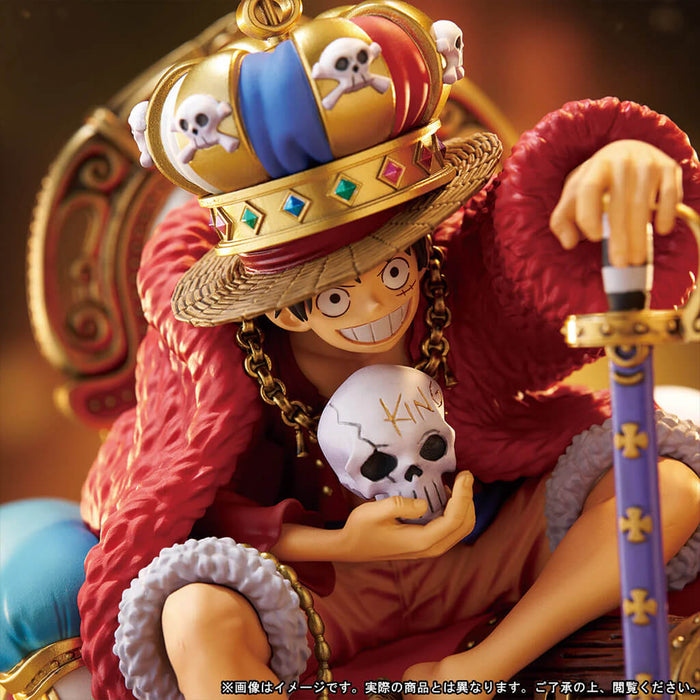 ONE PIECE - FIGURINE MONKEY D. LUFFY SUPER MASTER STARS DIORAMA KING (RED VER.) LIMITED EDITION