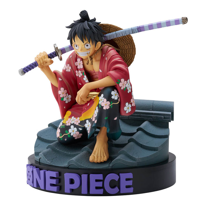 ONE PIECE - FIGURINE MONKEY D. LUFFY WANO COUNTRY SUPER MASTER STARS DIORAMA LIMITED EDITION