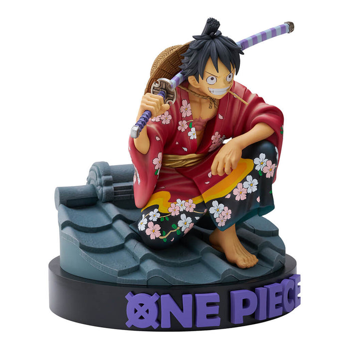 ONE PIECE - FIGURINE MONKEY D. LUFFY WANO COUNTRY SUPER MASTER STARS DIORAMA LIMITED EDITION