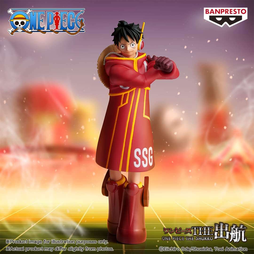 ONE PIECE - FIGURA MONKEY D. LUFFY (EGG HEAD VER.) THE SHUKKO (SANS BOITE)