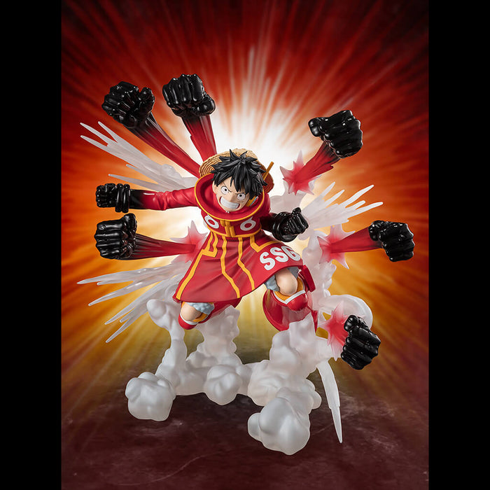 ONE PIECE - FIGURINE MONKEY D.LUFFY (GUM-GUM HAWK GATLING) EXTRA BATTLE FIGUARTS ZERO