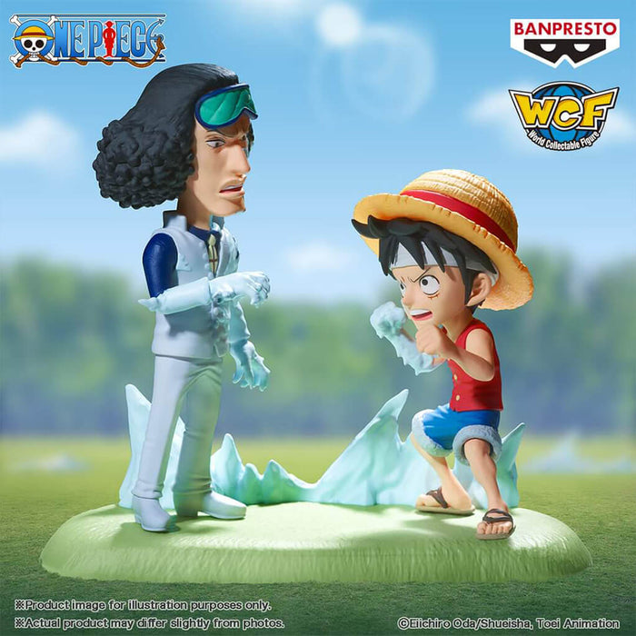 ONE PIECE - FIGURINE MONKEY D. LUFFY & KUZAN AOKIJI WCF LOG STORIES