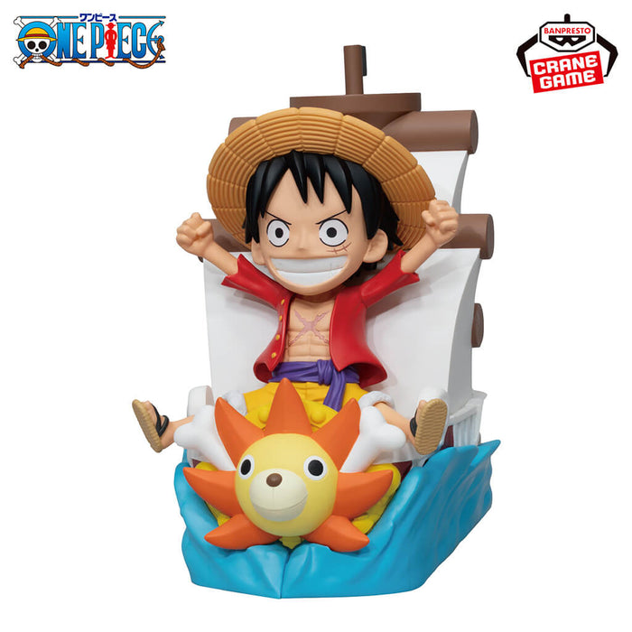 ONE PIECE - FIGURA MONKEY D. LUFFY & THOUSAND SUNNY CONTROL CAR