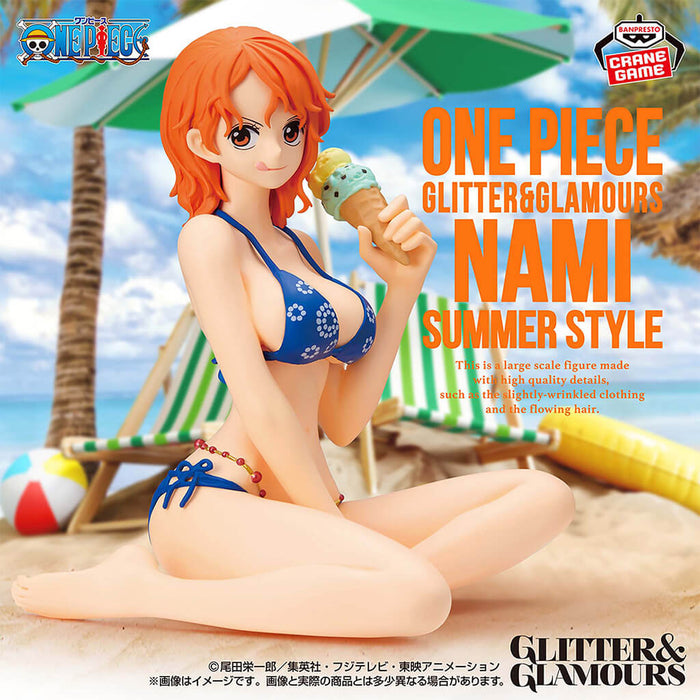 ONE PIECE - FIGURA NAMI SUMMER STYLE GLITTER & GLAMOURS