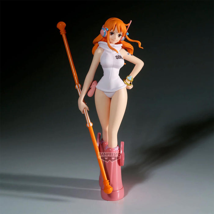 ONE PIECE - FIGURA NAMI (VERSIÓN EGG HEAD) EL SHUKKO