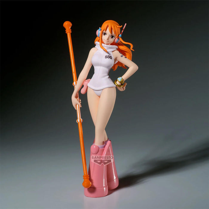 ONE PIECE - FIGURA NAMI (VERSIÓN EGG HEAD) EL SHUKKO