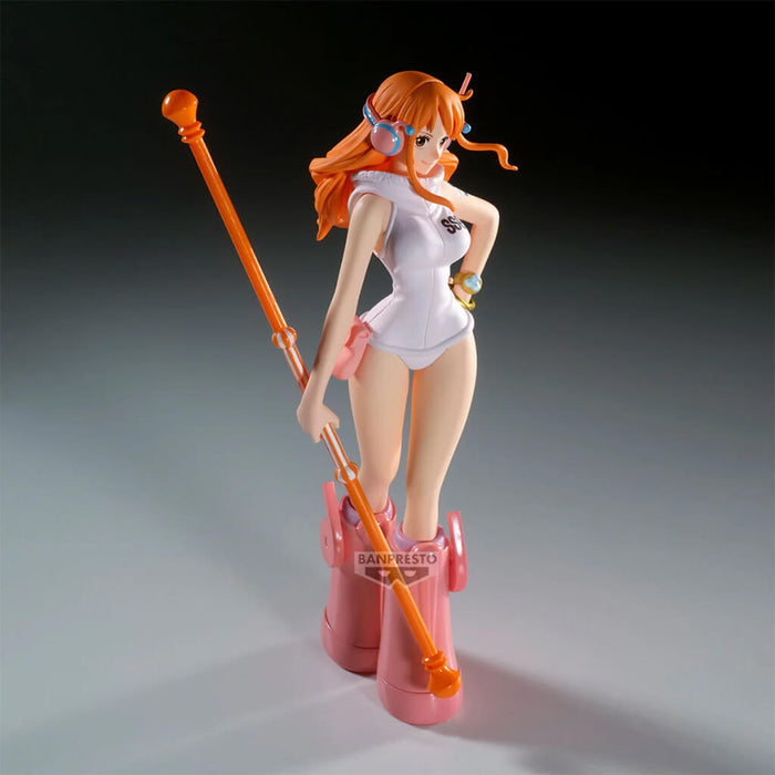 ONE PIECE - FIGURA NAMI (VERSIÓN EGG HEAD) EL SHUKKO