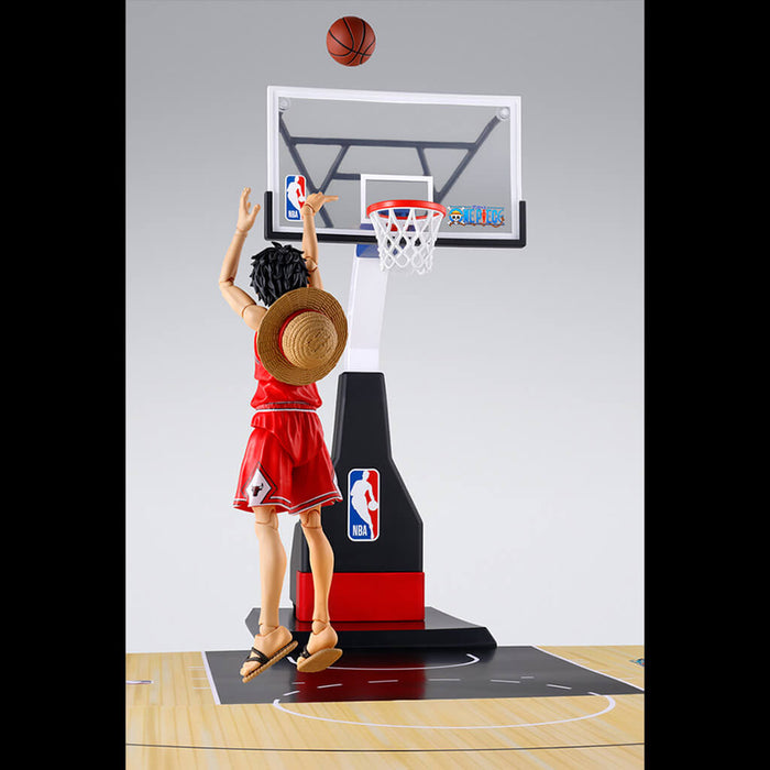 ONE PIECE - FIGURINE ONE PIECE x NBA BASKETBALL GOAL SET SH FIGUARTS