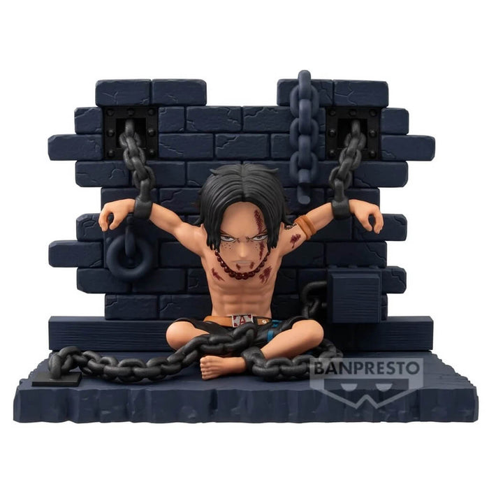 ONE PIECE - FIGURINE PORTGAS D. ACE WCF LOG STORIES