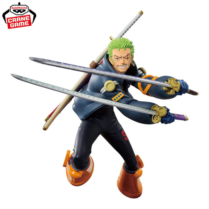 ONE PIECE - FIGURINE RORONOA ZORO BATTLE RECORD COLLECTION